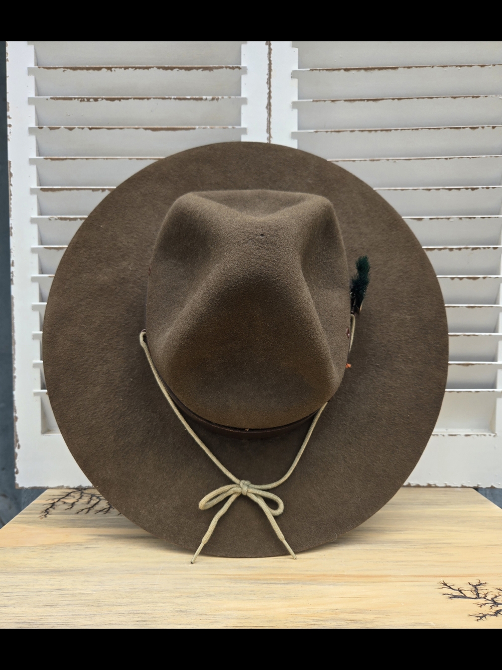 Official Leaders Hat The Boy Scouts Assoc. Ottawa, CA Felt Hat  Size 7 3/8